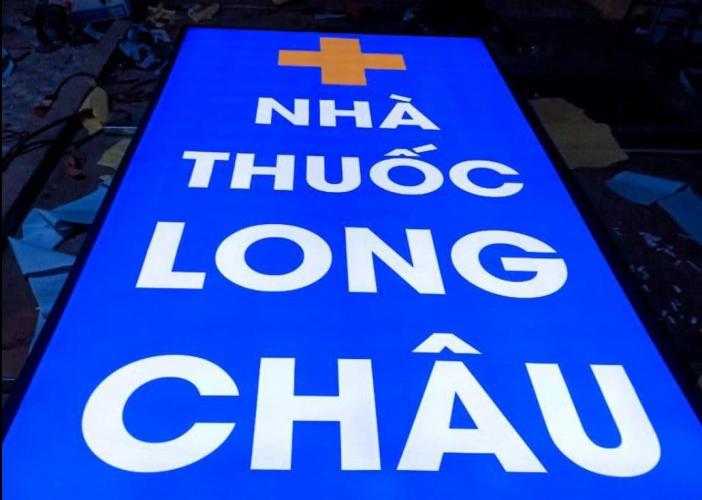 Hộp đèn bạt không gân, 1 mặt