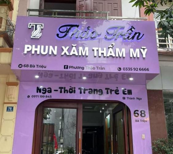 Bảng hiệu alu bóng chữ mica ca có đèn