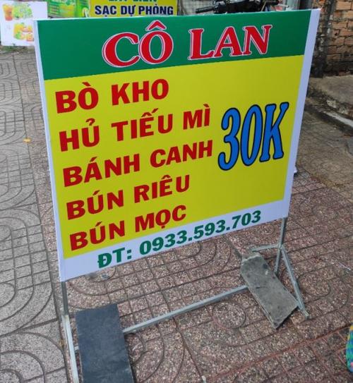  Bảng bạt hiflex 1 mặt - có chân - không đèn