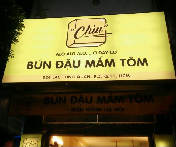 Bảng hiệu bạt hiflex - có đèn