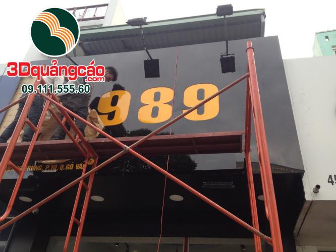 Thi Công bảng hiệu 3D Quảng Cáo #3d #chunoi3d #3dbanghieu